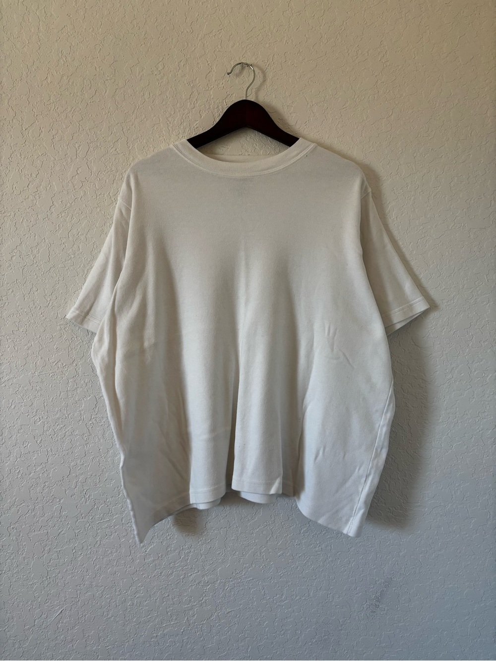 Vintage White Short Sleeve Crewneck Tee